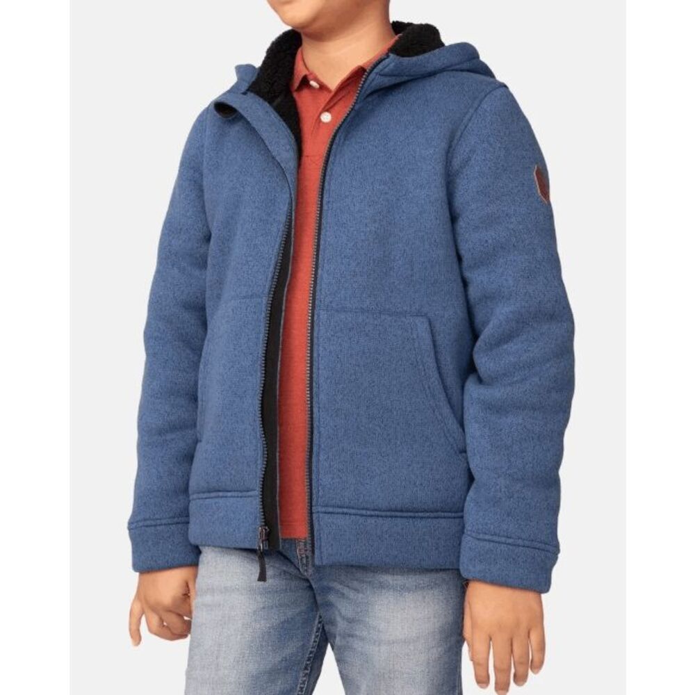 Free Country Boys' Mountain Fleece Hoodie Jacket Blue Size XL (18-20)